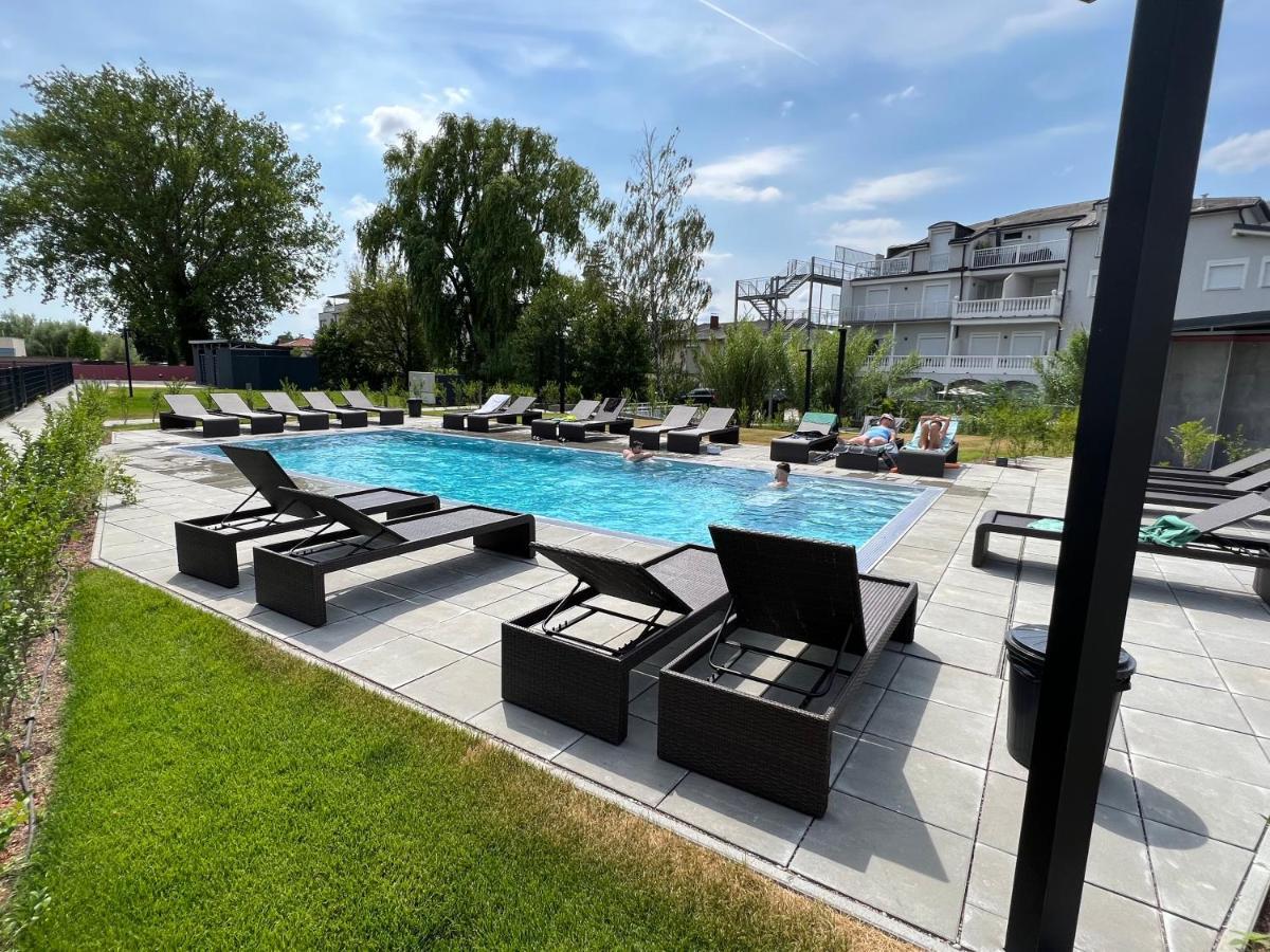 25H Spa-Residenz Pools In & Out, Private Garden & Beach Neusiedl am See Esterno foto